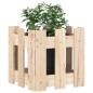 vidaXL Pflanzkübel Lattenzaun-Design 30x30x30 cm Massivholz Kiefer vidaXL Pflanzkübel Lattenzaun-Design 30x30x30 cm Massivholz Kiefer