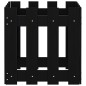 vidaXL Pflanzkübel Lattenzaun-Design Schwarz 40x40x40 cm Kiefernholz vidaXL Pflanzkübel Lattenzaun-Design Schwarz 40x40x40 cm Kiefernholz