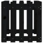 vidaXL Pflanzkübel Lattenzaun-Design Schwarz 50x50x50 cm Kiefernholz vidaXL Pflanzkübel Lattenzaun-Design Schwarz 50x50x50 cm Kiefernholz