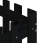 vidaXL Pflanzkübel Lattenzaun-Design Schwarz 50x50x50 cm Kiefernholz vidaXL Pflanzkübel Lattenzaun-Design Schwarz 50x50x50 cm Kiefernholz