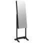 Spiegel-Schmuckschrank Freistehend Schwarz 42x38x152 cm Spiegel-Schmuckschrank Freistehend Schwarz 42x38x152 cm