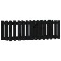 vidaXL Hochbeet Latten-Design Schwarz 150x50x50 cm Massivholz Kiefer vidaXL Hochbeet Latten-Design Schwarz 150x50x50 cm Massivholz Kiefer