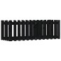vidaXL Hochbeet Latten-Design Schwarz 150x50x50 cm Massivholz Kiefer vidaXL Hochbeet Latten-Design Schwarz 150x50x50 cm Massivholz Kiefer