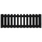 vidaXL Hochbeet Latten-Design Schwarz 150x50x50 cm Massivholz Kiefer vidaXL Hochbeet Latten-Design Schwarz 150x50x50 cm Massivholz Kiefer