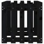 vidaXL Hochbeet Latten-Design Schwarz 150x50x50 cm Massivholz Kiefer vidaXL Hochbeet Latten-Design Schwarz 150x50x50 cm Massivholz Kiefer