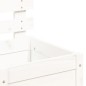vidaXL Pflanzkübel mit Rankhilfe Weiß 39x39,5x114 cm Massivholz Kiefer vidaXL Pflanzkübel mit Rankhilfe Weiß 39x39,5x114 cm Massivholz Kiefer