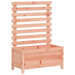 vidaXL Pflanzkübel mit Rankhilfe 79x39,5x114 cm Massivholz Douglasie