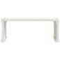 vidaXL Gartenbank Ausziehbar Weiß 212,5x40,5x45 cm Massivholz Kiefer vidaXL Gartenbank Ausziehbar Weiß 212,5x40,5x45 cm Massivholz Kiefer