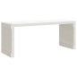 vidaXL Gartenbank Ausziehbar Weiß 212,5x40,5x45 cm Massivholz Kiefer vidaXL Gartenbank Ausziehbar Weiß 212,5x40,5x45 cm Massivholz Kiefer