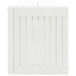 vidaXL Gartenbank Ausziehbar Weiß 212,5x40,5x45 cm Massivholz Kiefer vidaXL Gartenbank Ausziehbar Weiß 212,5x40,5x45 cm Massivholz Kiefer