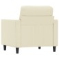 vidaXL Sessel Creme 60 cm Kunstleder vidaXL Sessel Creme 60 cm Kunstleder