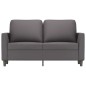 vidaXL 2-Sitzer-Sofa Grau 120 cm Kunstleder vidaXL 2-Sitzer-Sofa Grau 120 cm Kunstleder