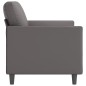 vidaXL 2-Sitzer-Sofa Grau 120 cm Kunstleder vidaXL 2-Sitzer-Sofa Grau 120 cm Kunstleder