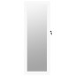 Schmuckschrank mit Spiegel Wandmontage Weiß 37,5x10x106 cm Schmuckschrank mit Spiegel Wandmontage Weiß 37,5x10x106 cm