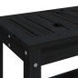 vidaXL Gartenbank Schwarz 108x35x45 cm Massivholz Kiefer vidaXL Gartenbank Schwarz 108x35x45 cm Massivholz Kiefer
