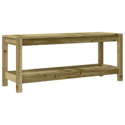 vidaXL Gartenbank 108x35x45 cm Imprägniertes Kiefernholz
