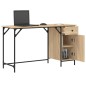 vidaXL Computertisch Sonoma-Eiche 131x48x75 cm Holzwerkstoff vidaXL Computertisch Sonoma-Eiche 131x48x75 cm Holzwerkstoff