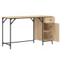 vidaXL Computertisch Sonoma-Eiche 131x48x75 cm Holzwerkstoff vidaXL Computertisch Sonoma-Eiche 131x48x75 cm Holzwerkstoff