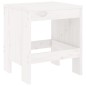 vidaXL 3-tlg. Garten-Bistro-Set Weiß Massivholz Kiefer vidaXL 3-tlg. Garten-Bistro-Set Weiß Massivholz Kiefer