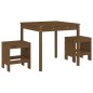 vidaXL 3-tlg. Garten-Bistro-Set Honigbraun Massivholz Kiefer vidaXL 3-tlg. Garten-Bistro-Set Honigbraun Massivholz Kiefer