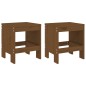 vidaXL 3-tlg. Garten-Bistro-Set Honigbraun Massivholz Kiefer vidaXL 3-tlg. Garten-Bistro-Set Honigbraun Massivholz Kiefer