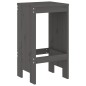 vidaXL 9-tlg. Gartenbar-Set Grau Massivholz Kiefer vidaXL 9-tlg. Gartenbar-Set Grau Massivholz Kiefer
