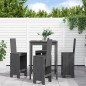 vidaXL 5-tlg. Gartenbar-Set Grau Massivholz Kiefer vidaXL 5-tlg. Gartenbar-Set Grau Massivholz Kiefer
