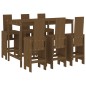 vidaXL 7-tlg. Gartenbar-Set Honigbraun Massivholz Kiefer vidaXL 7-tlg. Gartenbar-Set Honigbraun Massivholz Kiefer