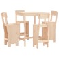 vidaXL 5-tlg. Gartenbar-Set Massivholz Kiefer vidaXL 5-tlg. Gartenbar-Set Massivholz Kiefer