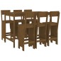 vidaXL 7-tlg. Gartenbar-Set Honigbraun Massivholz Kiefer vidaXL 7-tlg. Gartenbar-Set Honigbraun Massivholz Kiefer