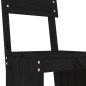 vidaXL 9-tlg. Gartenbar-Set Schwarz Massivholz Kiefer vidaXL 9-tlg. Gartenbar-Set Schwarz Massivholz Kiefer