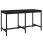 vidaXL 9-tlg. Gartenbar-Set Schwarz Massivholz Kiefer vidaXL 9-tlg. Gartenbar-Set Schwarz Massivholz Kiefer
