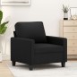 vidaXL Sessel Schwarz 60 cm Kunstleder vidaXL Sessel Schwarz 60 cm Kunstleder