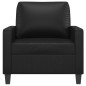 vidaXL Sessel Schwarz 60 cm Kunstleder vidaXL Sessel Schwarz 60 cm Kunstleder