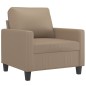 vidaXL Sessel Cappuccino-Braun 60 cm Kunstleder vidaXL Sessel Cappuccino-Braun 60 cm Kunstleder