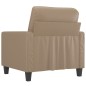 vidaXL Sessel Cappuccino-Braun 60 cm Kunstleder vidaXL Sessel Cappuccino-Braun 60 cm Kunstleder