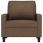 vidaXL Sessel Braun 60 cm Stoff vidaXL Sessel Braun 60 cm Stoff