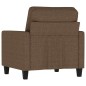 vidaXL Sessel Braun 60 cm Stoff vidaXL Sessel Braun 60 cm Stoff