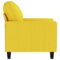vidaXL Sessel Hellgelb 60 cm Stoff vidaXL Sessel Hellgelb 60 cm Stoff