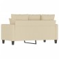 vidaXL 2-Sitzer-Sofa Creme 120 cm Stoff vidaXL 2-Sitzer-Sofa Creme 120 cm Stoff