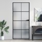 vidaXL Innentür Schlank Schwarz 93x201,5 cm Hartglas & Aluminium vidaXL Innentür Schlank Schwarz 93x201,5 cm Hartglas & Aluminium