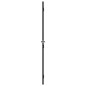 vidaXL Innentür Schlank Schwarz 76x201,5 cm Hartglas und Aluminium vidaXL Innentür Schlank Schwarz 76x201,5 cm Hartglas und Aluminium
