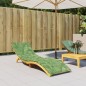 Sonnenliegen-Auflage Blattmuster Oxford-Gewebe Sonnenliegen-Auflage Blattmuster Oxford-Gewebe