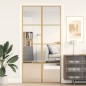 vidaXL Innentür Schlank Golden 102,5x201,5 cm Hartglas und Aluminium vidaXL Innentür Schlank Golden 102,5x201,5 cm Hartglas und Aluminium