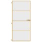 vidaXL Innentür Schlank Golden 93x201,5 cm Hartglas und Aluminium vidaXL Innentür Schlank Golden 93x201,5 cm Hartglas und Aluminium