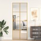 vidaXL Innentür Schlank Golden 83x201,5 cm Hartglas und Aluminium vidaXL Innentür Schlank Golden 83x201,5 cm Hartglas und Aluminium
