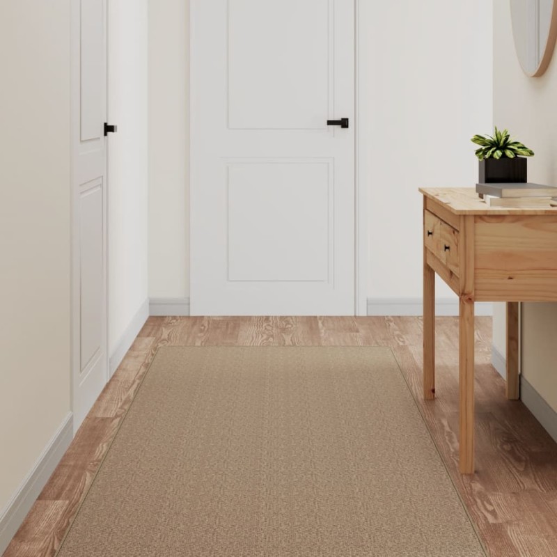 Teppichläufer Sisal-Optik Sandfarben 80x200 cm Teppichläufer Sisal-Optik Sandfarben 80x200 cm