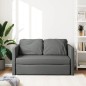vidaXL Bodensofa mit Schlaffunktion Dunkelgrau 112x174x55 cm Stoff vidaXL Bodensofa mit Schlaffunktion Dunkelgrau 112x174x55 cm Stoff