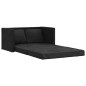vidaXL Bodensofa mit Schlaffunktion Schwarz 122x204x55 cm Samt vidaXL Bodensofa mit Schlaffunktion Schwarz 122x204x55 cm Samt