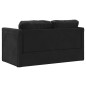 vidaXL Bodensofa mit Schlaffunktion Schwarz 122x204x55 cm Samt vidaXL Bodensofa mit Schlaffunktion Schwarz 122x204x55 cm Samt